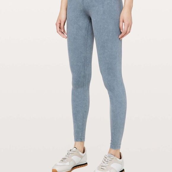 Lululemon Wunder Under High-Rise Tight 25" *Full-On Luxtreme Washed Moon Blue - Picture 2 of 10